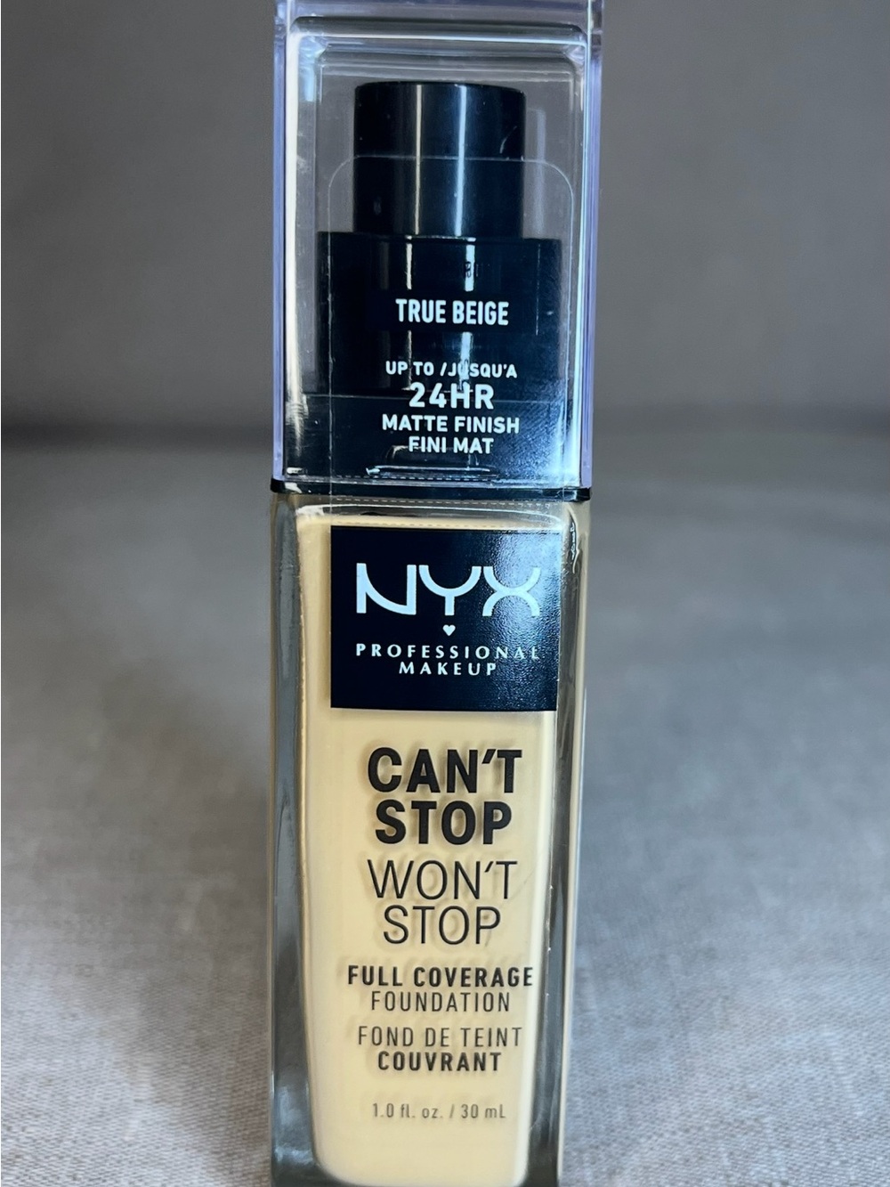 NYX Can't Stop Won't Stop Foundation - True Beige (Beige)